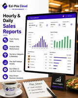 Hourly & Daily Sales Reports for Restaurants Ezi-Pos Cloud