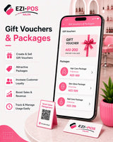 Gift Vouchers & Packages System for Salons Ezi-Pos Cloud