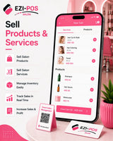 Sell Products & Services System for Salons Ezi-Pos Cloud