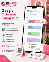 Google Calendar Integration for Salons Ezi-Pos Cloud
