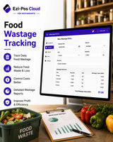 Food Wastage Tracking System UAE for Restaurants Ezi-Pos Cloud