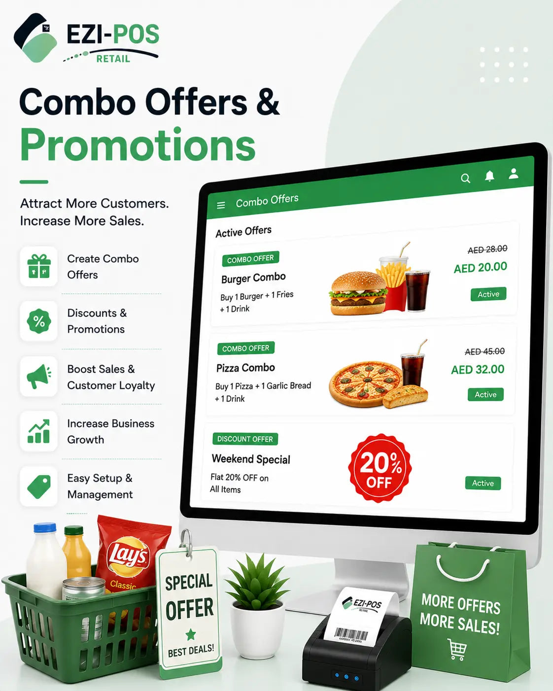 Combo Offers & Promotions System for Retail Stores Ezi-Pos Cloud