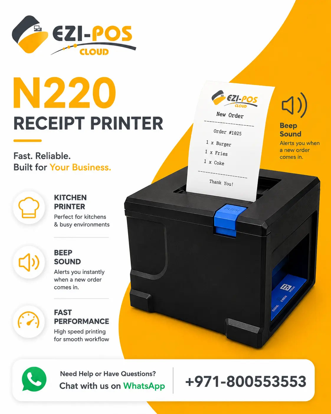 N220 Receipt Printer Ezi-Pos Cloud