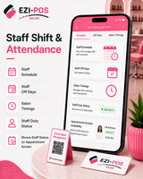 Staff Shift & Schedule Management for Salons Ezi-Pos Cloud