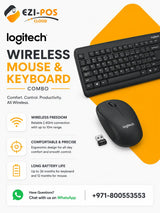 Logitech Mouse Keyboard Wireless Ezi-Pos Cloud
