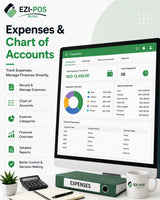Expenses & Chart of Accounts System Ezi-Pos Cloud