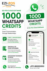 WhatsApp Credits 1000 Ezi-Pos Cloud