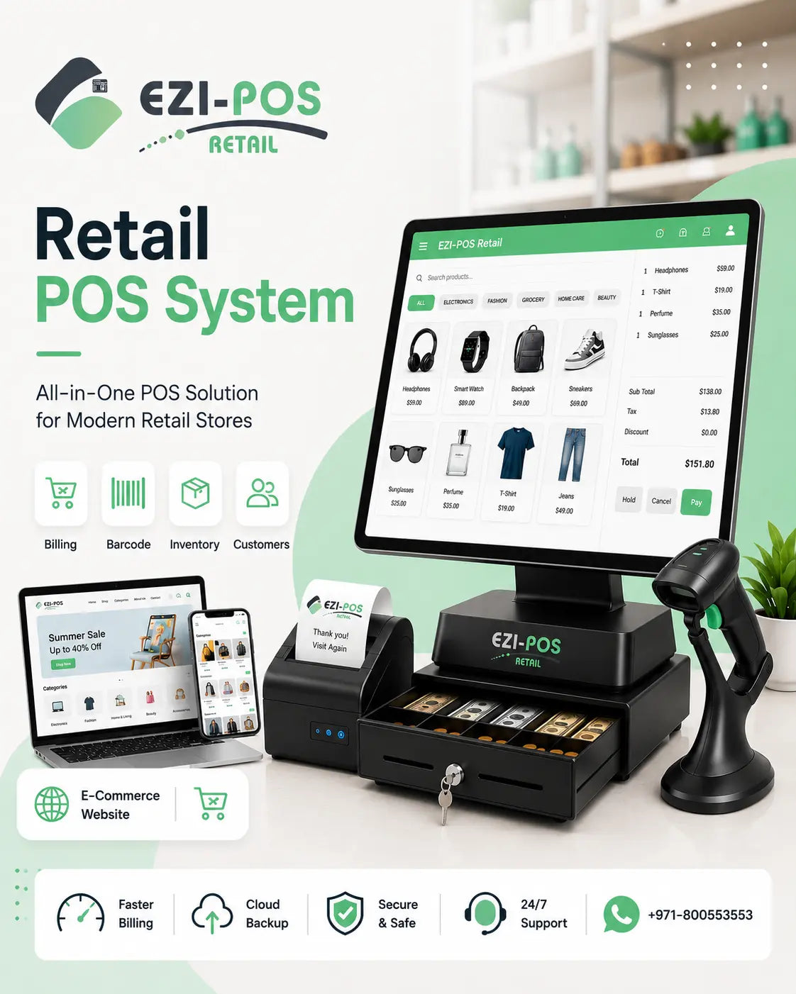 Retail POS System – Ezi-Pos Cloud Ezi-Pos Cloud